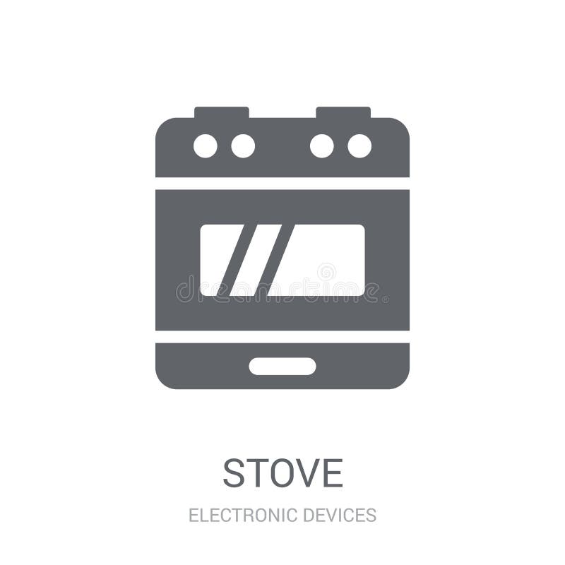 Stove Icon. Trendy Stove Logo Concept on White Background from E Stock