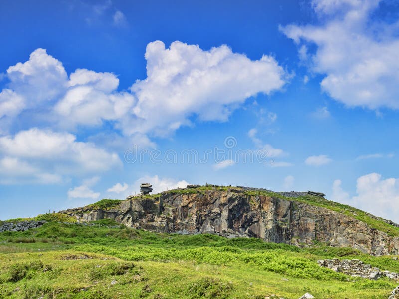 A Landscape of a Quarry in Liskeard, Cornwall, UK Stock Image - Image of  hills, landscape: 111763907