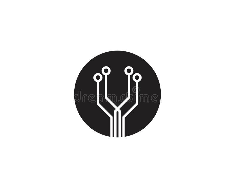 Str? mkretsLogo Template vektor stock illustrationer