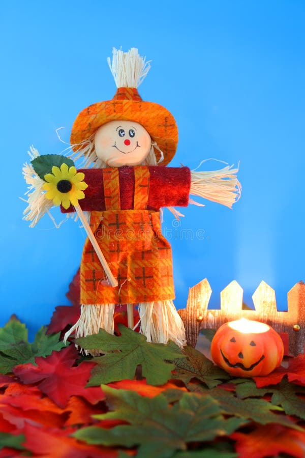 strach na wróble halloween. obrazy royalty free strach na wróble halloween. obrazy royalty free