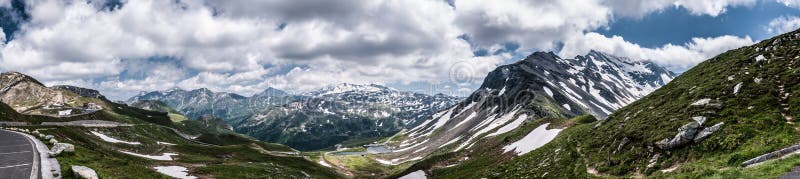 Alpine road-Grossglockner Hohalpenstrasse .Hohe Tauern National Park, Austria. Alpine road-Grossglockner Hohalpenstrasse .Hohe Tauern National Park, Austria.