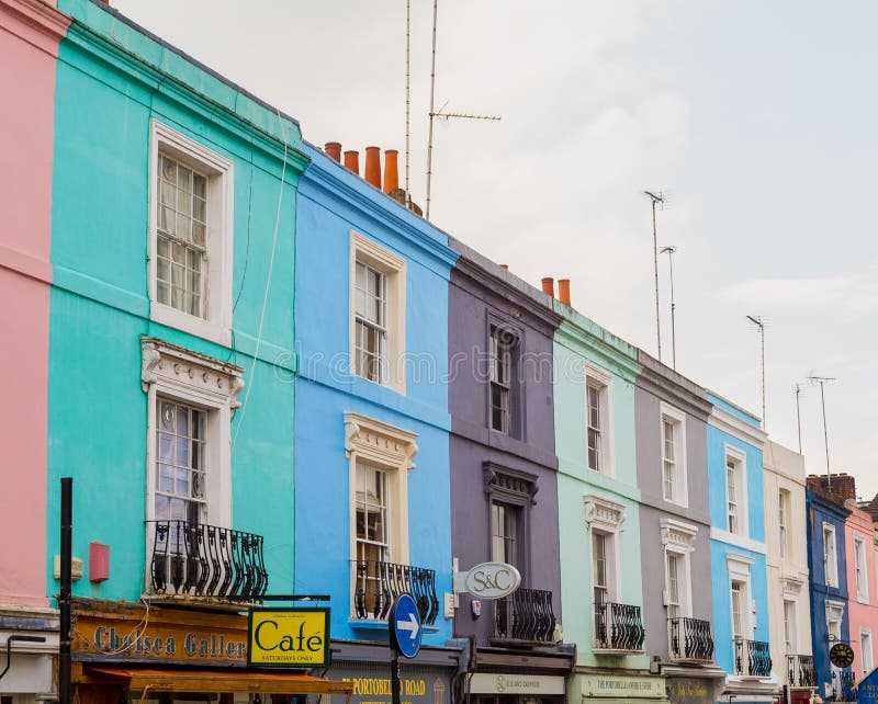 Strada Di Portobello a Londra Immagine Editoriale Immagine di