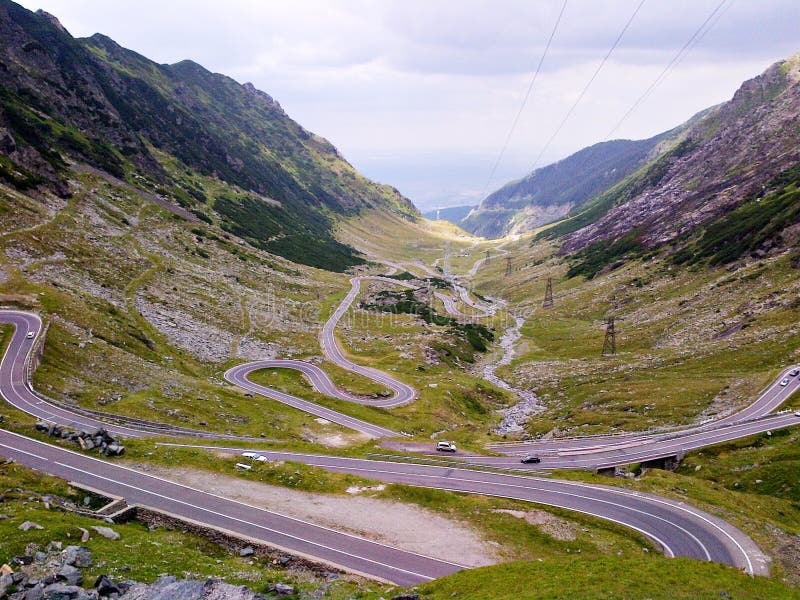 Strada di Wonderfull - Transfagarasan immagini stock libere da diritti Strada di Wonderfull - Transfagarasan immagini stock libere da diritti