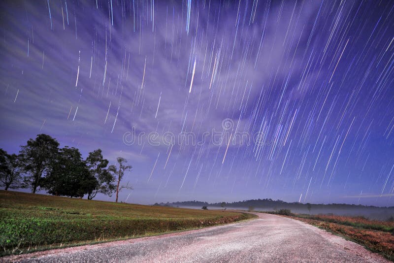Strada per star coda fotografia stock Strada per star coda fotografia stock