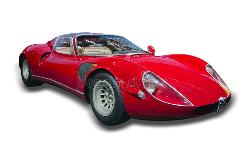 1968 33 Stradale Alpha Romeo Sports Car lizenzfreie stockfotos 1968 33 Stradale Alpha Romeo Sports Car lizenzfreie stockfotos