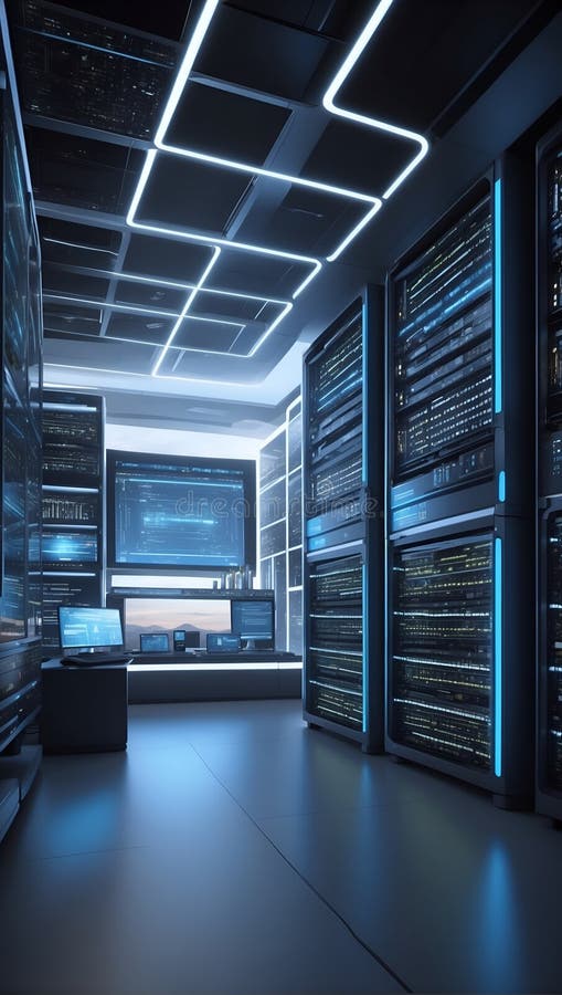 Strahlend morgen : Quantumquotients 3d aurora. ai generieren stock abbildung