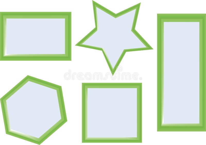 Straight Edge Frames Pink stock illustration. Illustration of square