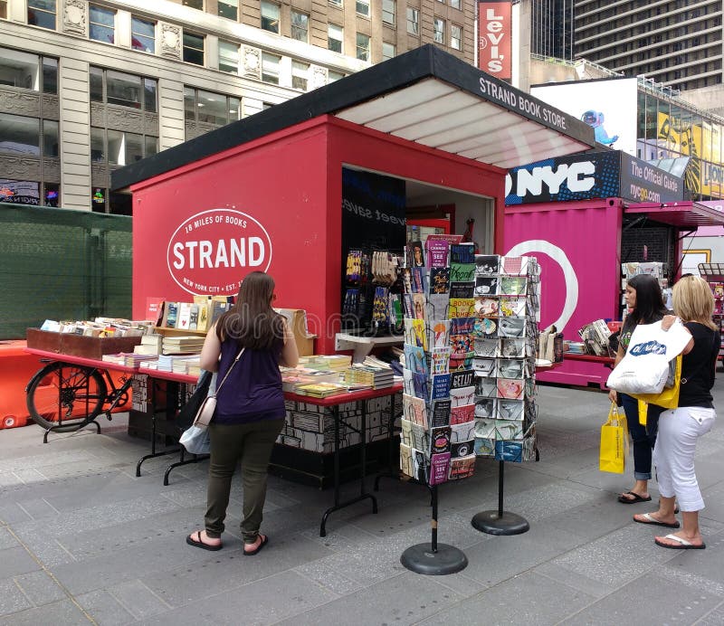 Strand Book Store in Times Square, NYC, NY, USA Editorial Photography