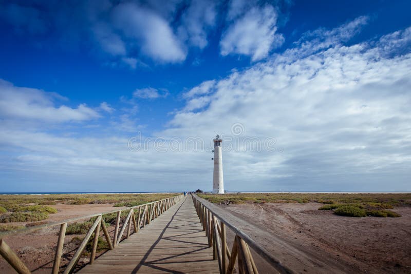 Strand för Fuerteventura fyrö royaltyfri foto Strand för Fuerteventura fyrö royaltyfri foto
