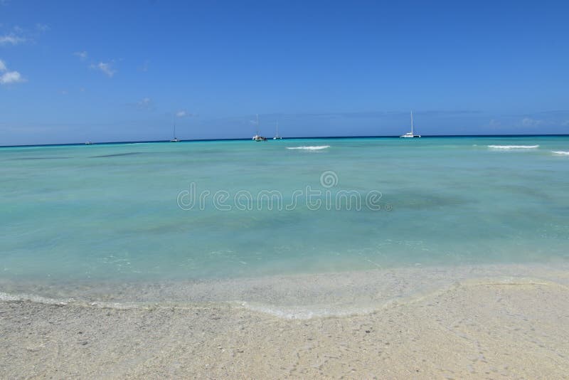 Strand i karibbönhavet. punta cana. Saona.
