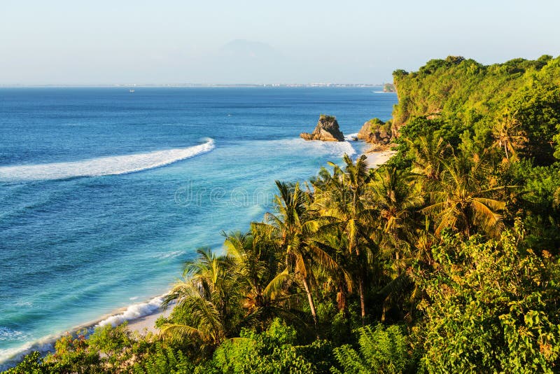 Strand op Bali royalty-vrije stock fotografie Strand op Bali royalty-vrije stock fotografie