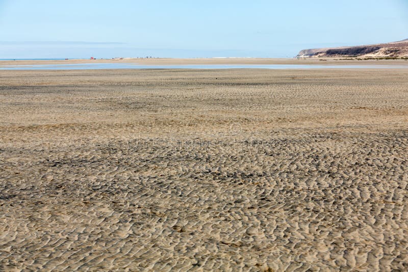 Strand Playa de Sotavento, royaltyfri foto Strand Playa de Sotavento, royaltyfri foto