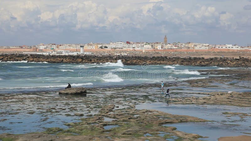 Strand In Rabat Marokko Stock Video Video Von Marokkanisch 43689787
