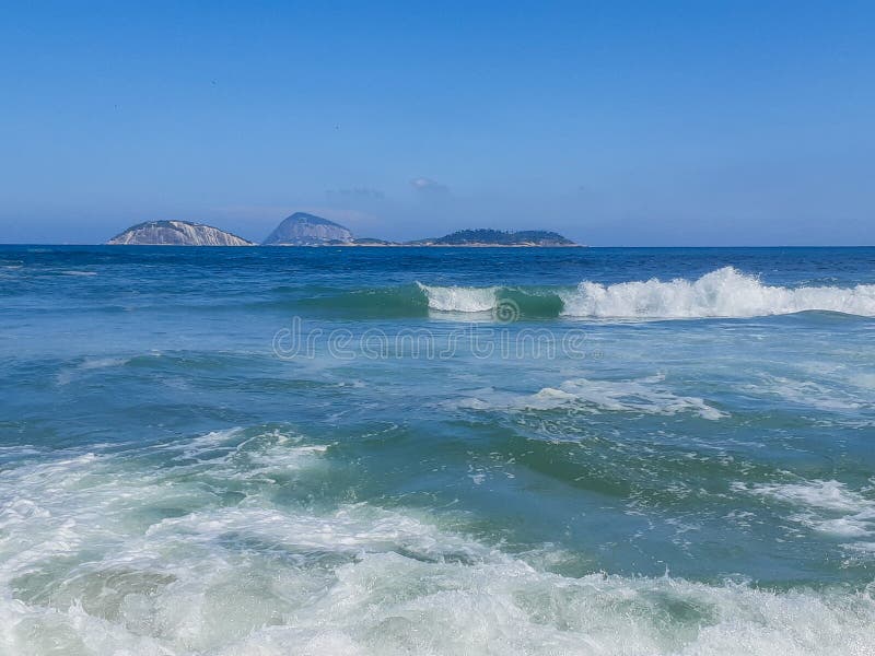 Strand in Rio de Janeiro, Brasilien stockfotografie Strand in Rio de Janeiro, Brasilien stockfotografie