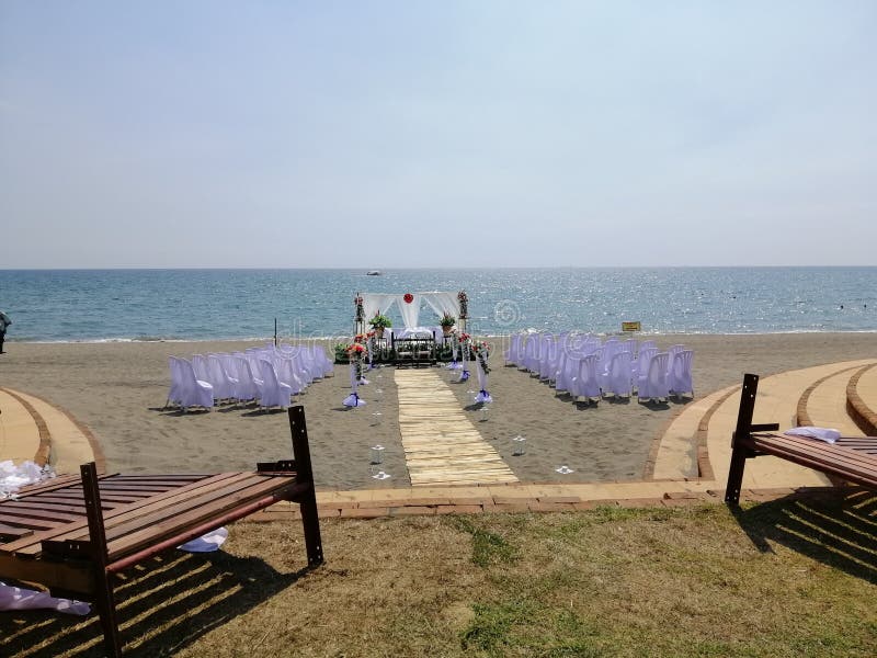 Strand und Heirat stockfotografie Strand und Heirat stockfotografie