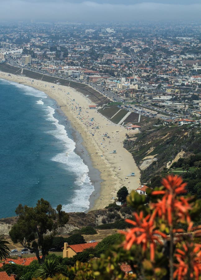 A birds-eye view of the South Bay of Los Angeles and its pretty beaches, including Torrance Beach and Redondo Beach. A birds-eye view of the South Bay of Los Angeles and its pretty beaches, including Torrance Beach and Redondo Beach.