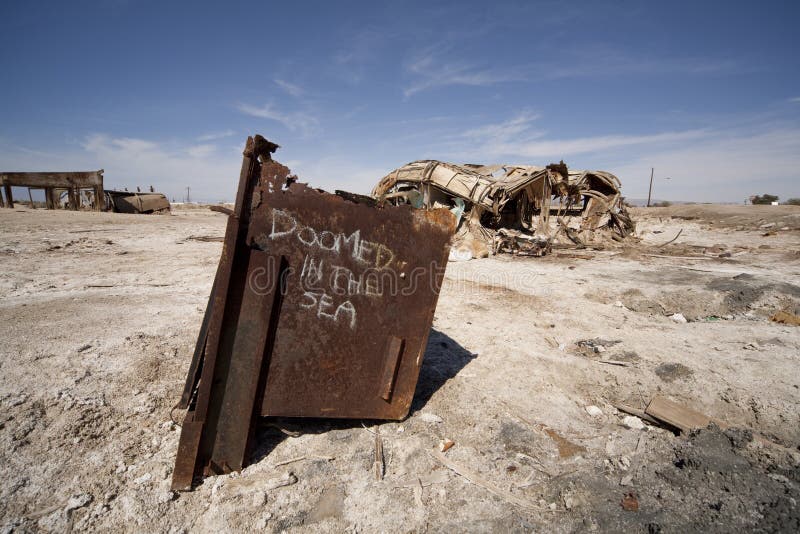 An old oven rots at the Salton Sea, CA. The Bombay Beach area was once a vibrant resort in the 1950s. An old oven rots at the Salton Sea, CA. The Bombay Beach area was once a vibrant resort in the 1950s.