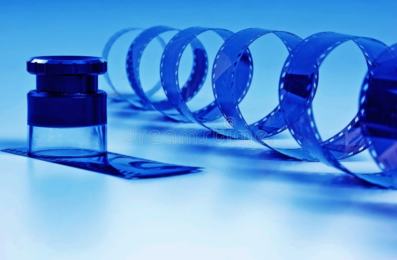 Stranded negative film stock photo. Image of editing 133012220