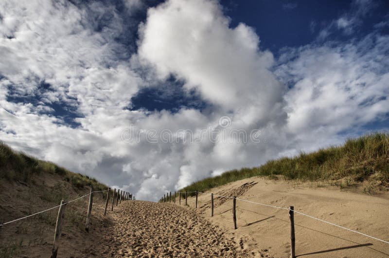 Strandeingang stockfoto Strandeingang stockfoto