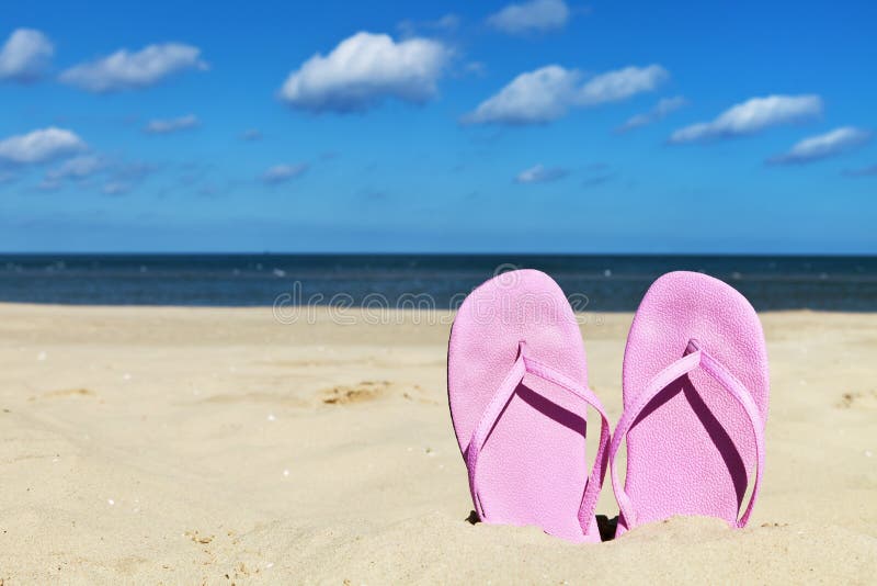 strandflipmisslyckandear royaltyfri foto strandflipmisslyckandear royaltyfri foto