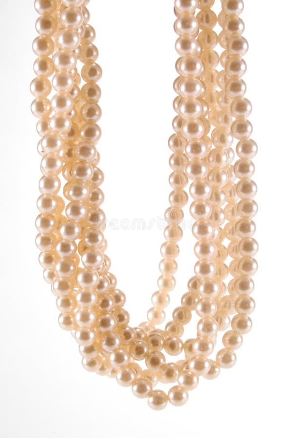Strands of Pearls stock image. Image of elegance, hanging 33283