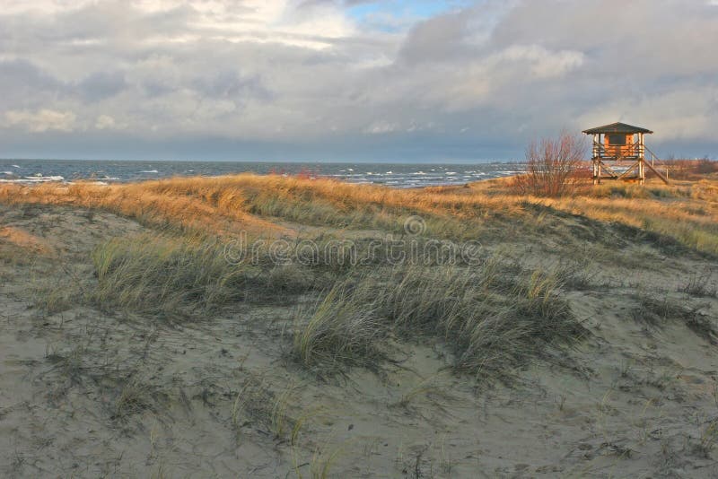 Strandvy royaltyfria bilder