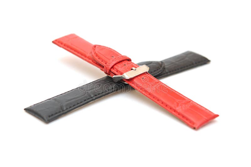 Strap on a wristwatch stock photo. Image of loop, garment 24115598