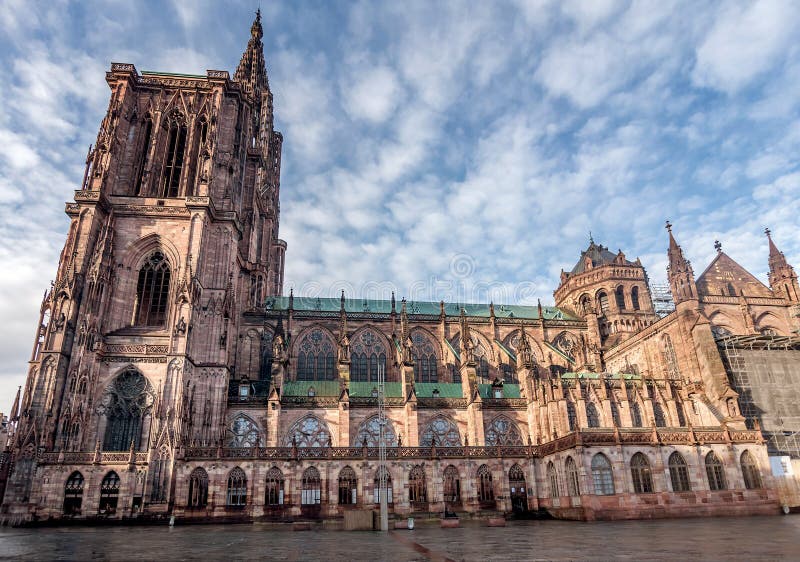 Notre Dame cathedral in Strasbourg, France