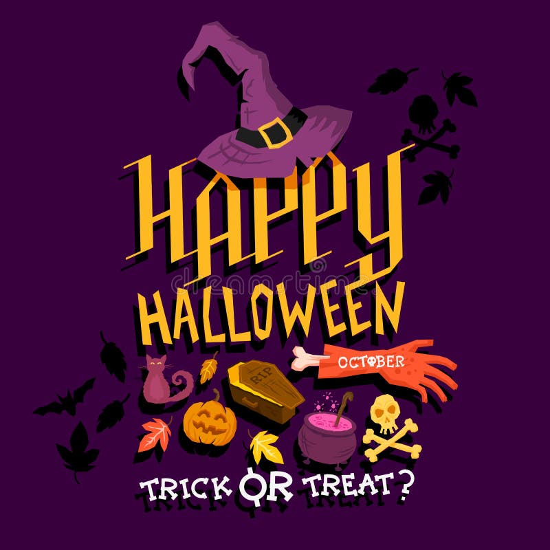 Straszny Halloween przyjęcie ilustracja wektor Straszny Halloween przyjęcie ilustracja wektor