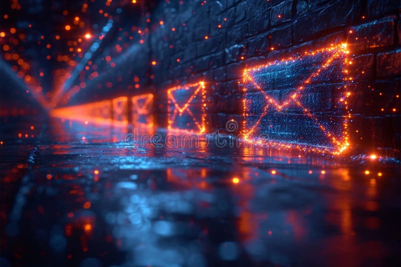 Strategic Email Visuals Navigating the Digital Landscape with Precision and Impact Stock 