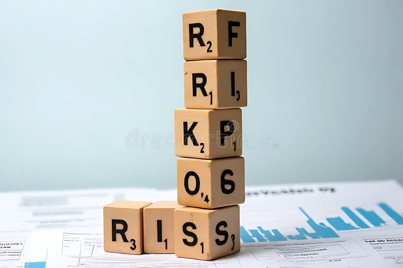 Strategic risk management framework business environment informative content clean viewpoint stock illustration