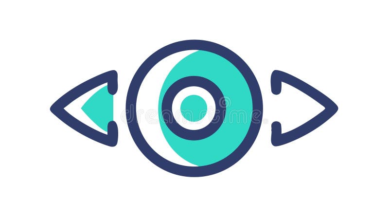 Strategic Vision and Focus Icon. Targeting Goals and Precise Observation, Insight, vector design Generative AI vector illustration