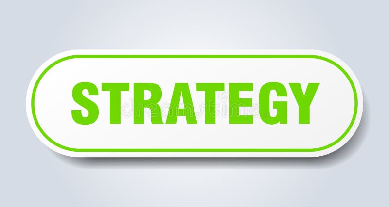 Strategidekal royaltyfri illustrationer