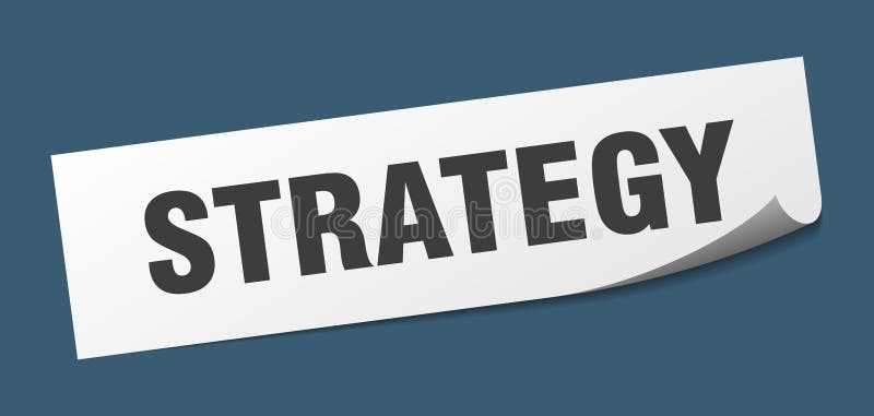Strategiklisterm? rke vektor illustrationer