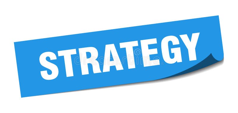 Strategiklisterm? rke vektor illustrationer