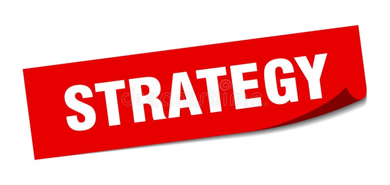 Strategiklisterm? rke stock illustrationer