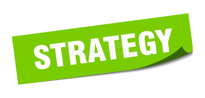 Strategiklisterm? rke stock illustrationer