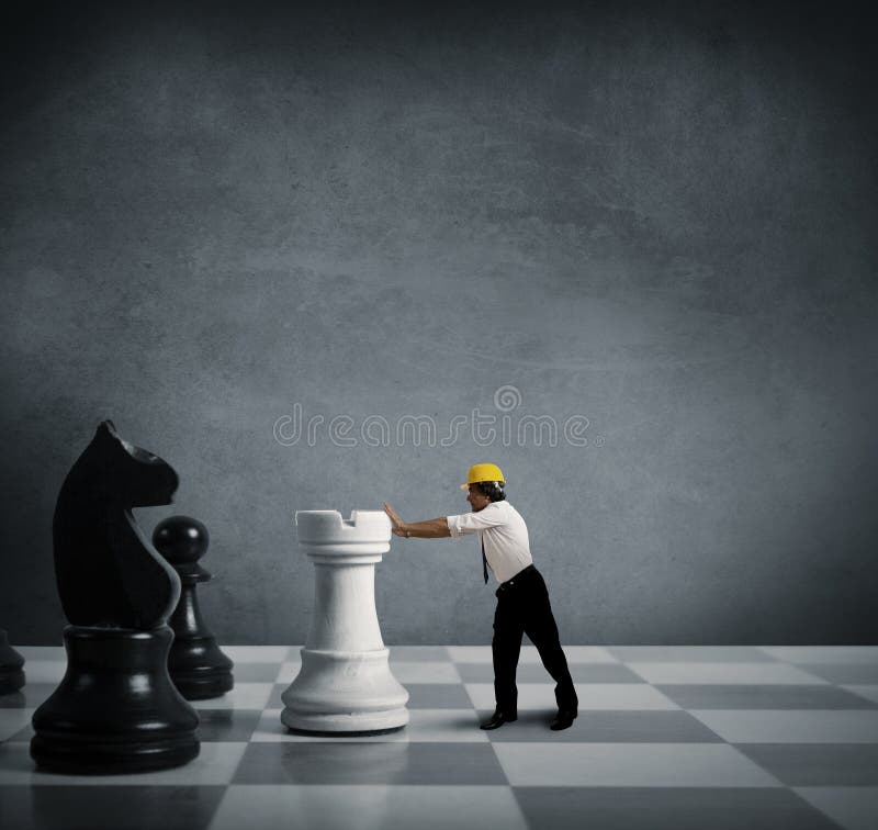 Strategy in business stock image