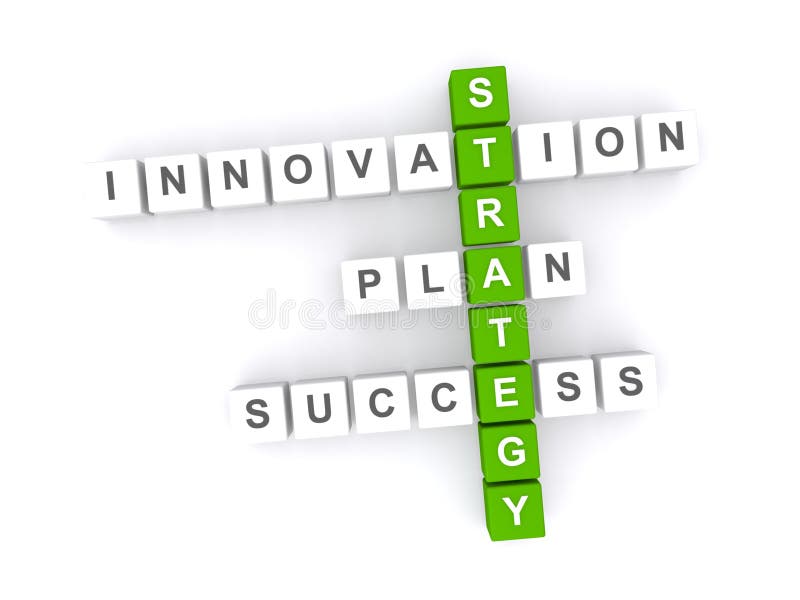 Innovation Strategy Success Stock Illustration - Illustration of making ...