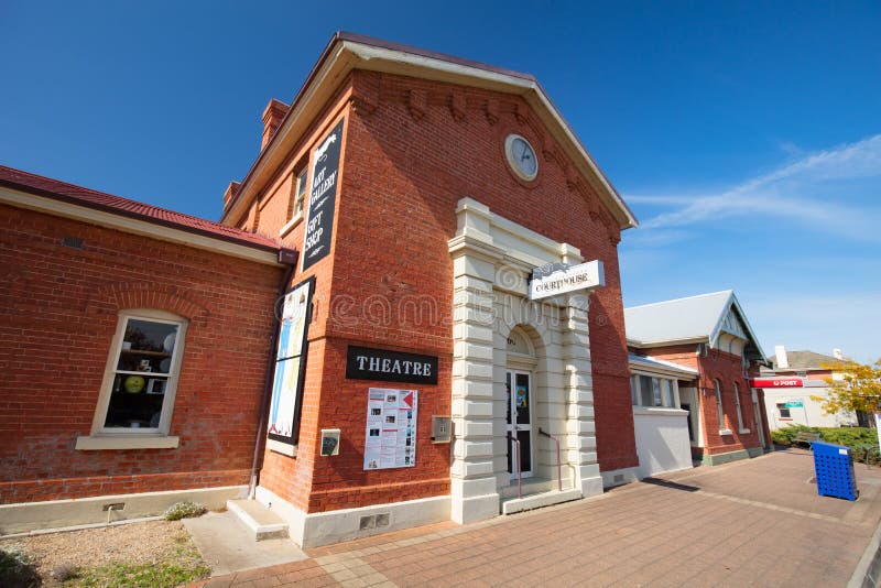 Stratford Courthouse foto de archivo editorial. Imagen de turista