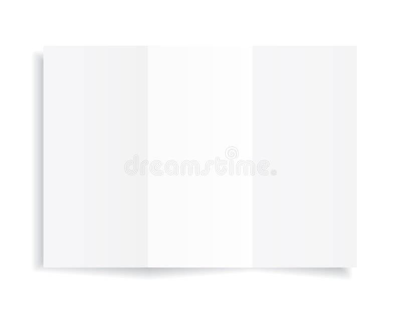 Strato in bianco A4 di Libro Bianco con ombra, modello per la vostra progettazione insieme Illustrazione di vettore royalty illustrazione gratis Strato in bianco A4 di Libro Bianco con ombra, modello per la vostra progettazione insieme Illustrazione di vettore royalty illustrazione gratis