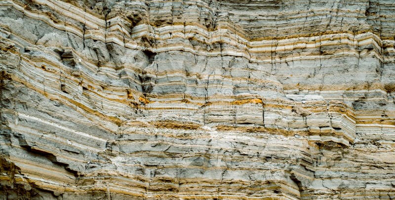 Straturi de textură colorate ale Pământului stock photography