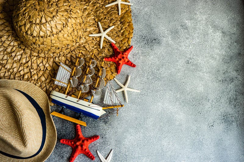 Straw Hat As a Holiday Concept Stock Photo Image of summer