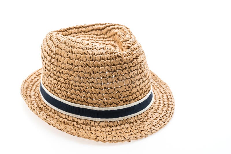 Straw hat for man stock image. Image of traditional, summer - 79429571