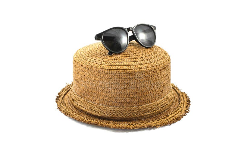 Straw hat and sunglasses