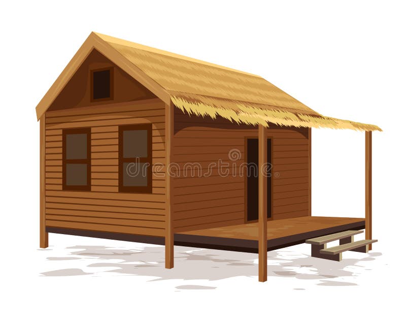 Straw hut vector design stock vector. Illustration of straw 122192014