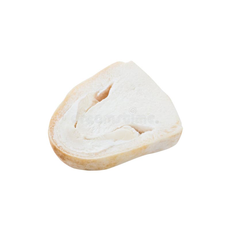 Straw mushroom isolated on white royalty free stock images