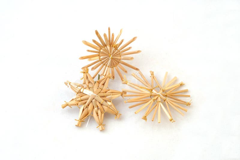 Straw stars stock image. Image of celebrate, reflection 3331145