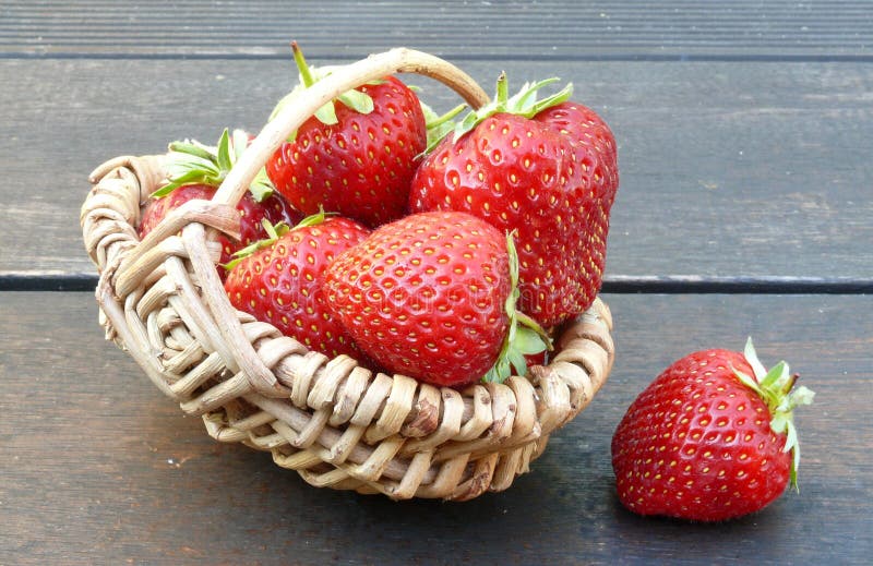 Strawberries stock image. Image of summer, surface, small 42909871