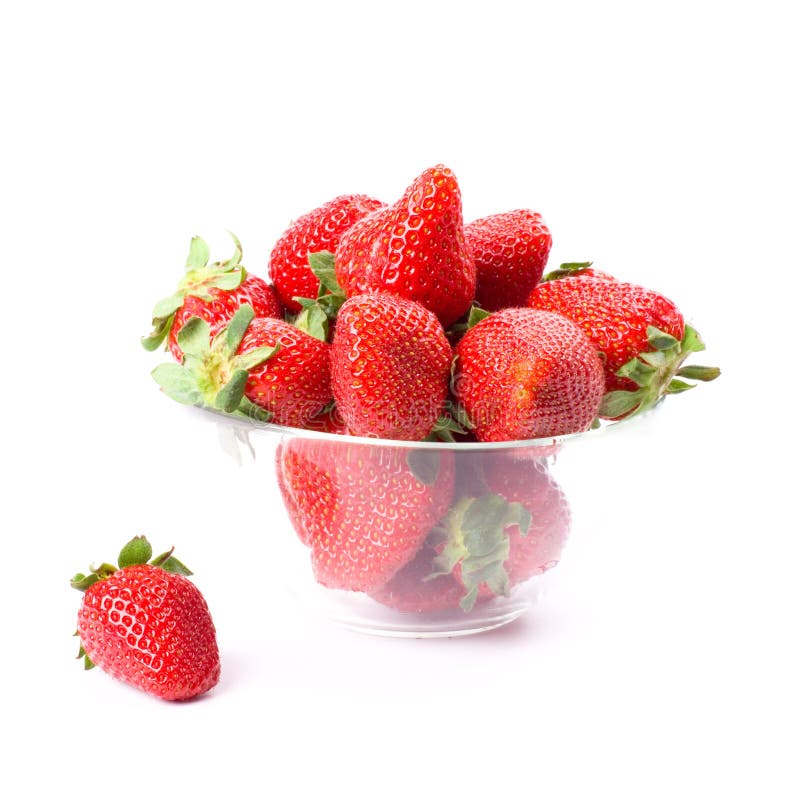 Strawberries in the bowl